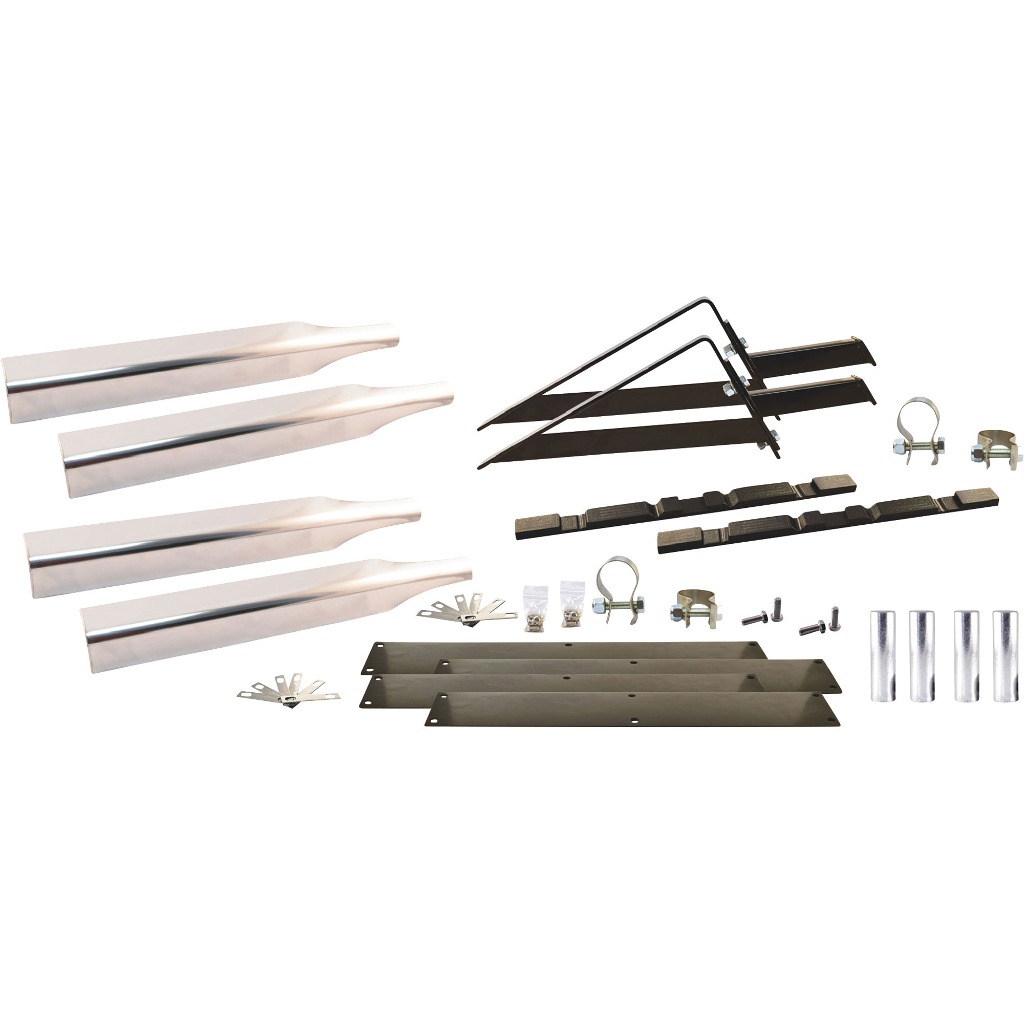 Trux Accessories Heavy-Duty Full Fender Mounting Kit with Threaded Post Mount Tubes, Model# TFEN-FKITHD